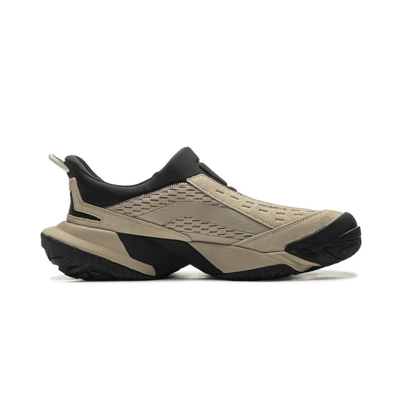 Li Ning Уличные CF Tracing Низкие Уличные Походные Ботинки Унисекс Черный Коричневый AHCU035-5