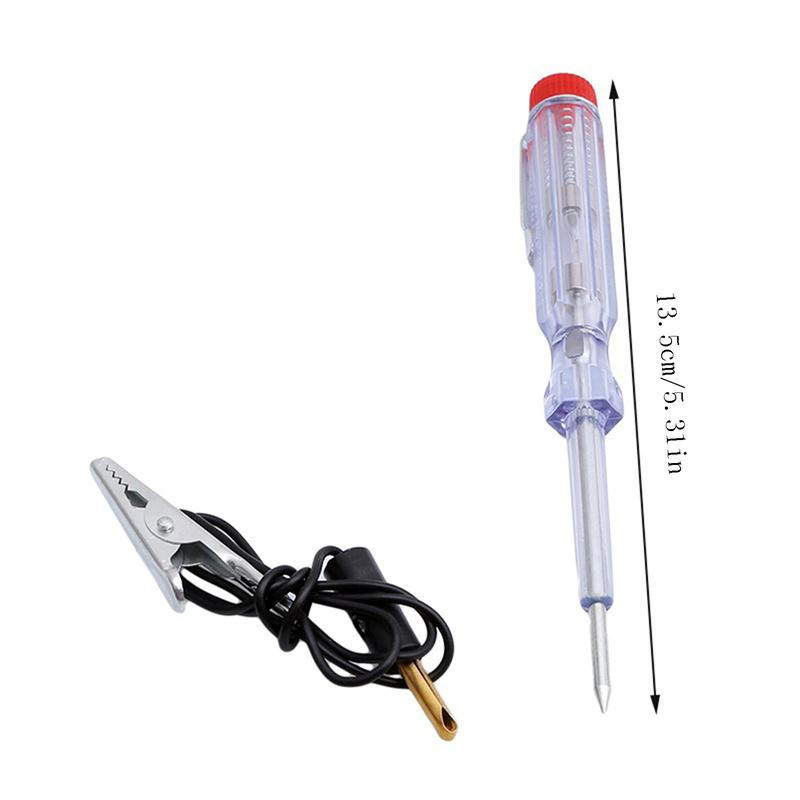 Тестер непрерывности постоянного напряжения Автомобильный тест Инструмент для автоматического освещения Цепь Провода Зонд Ручка Лампочка Автомобильные диагностические инструменты