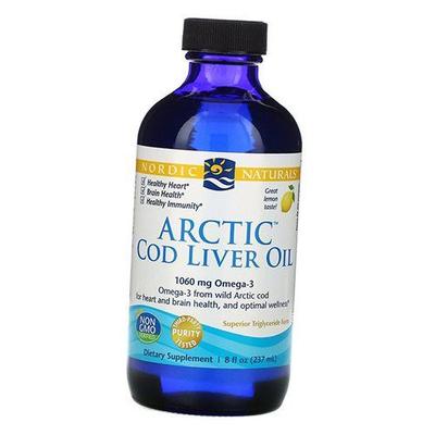 Жир печени арктической трески, Arctic Cod Liver Oil, 237мл Лимон (67352001)