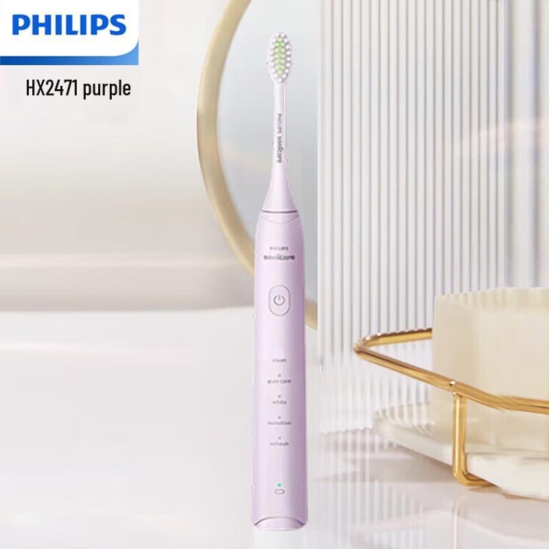 Philips HX2471 Звуковая электрическая зубная щетка вилка CN (адаптер в комплекте)