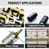 66 Meters Coding Tape Black Mylar Tape Strong Adhesive Marker Line Tape