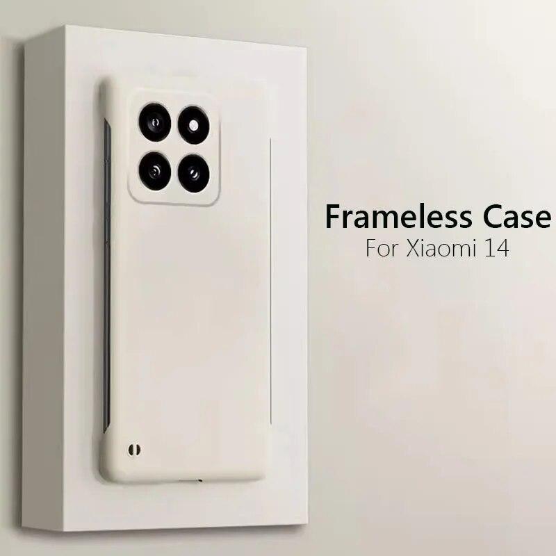 Безрамочный тонкий матовый жесткий чехол из поликарбоната для Xiaomi 14 Pro Xiaomi14 Pro 5G ярких цветов без границ противоударный бампер для Xiaomi Mi 14pro