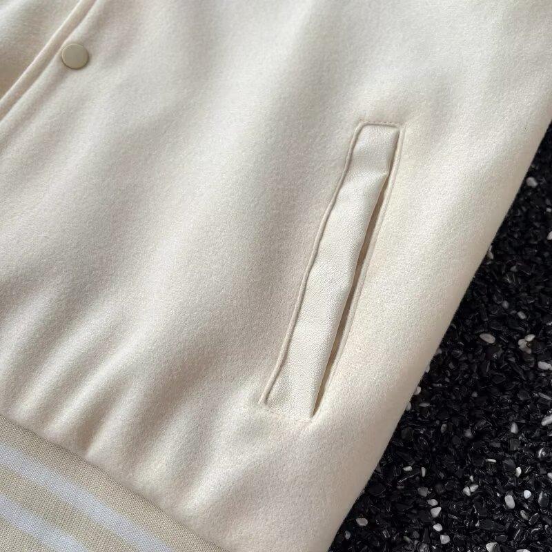 Осенняя куртка для мужчин, свободный крой, большого размера, в гонконгском стиле, повседневное пальто, молодежная бейсбольная куртка, уникальный дизайн, тренд оверсайз