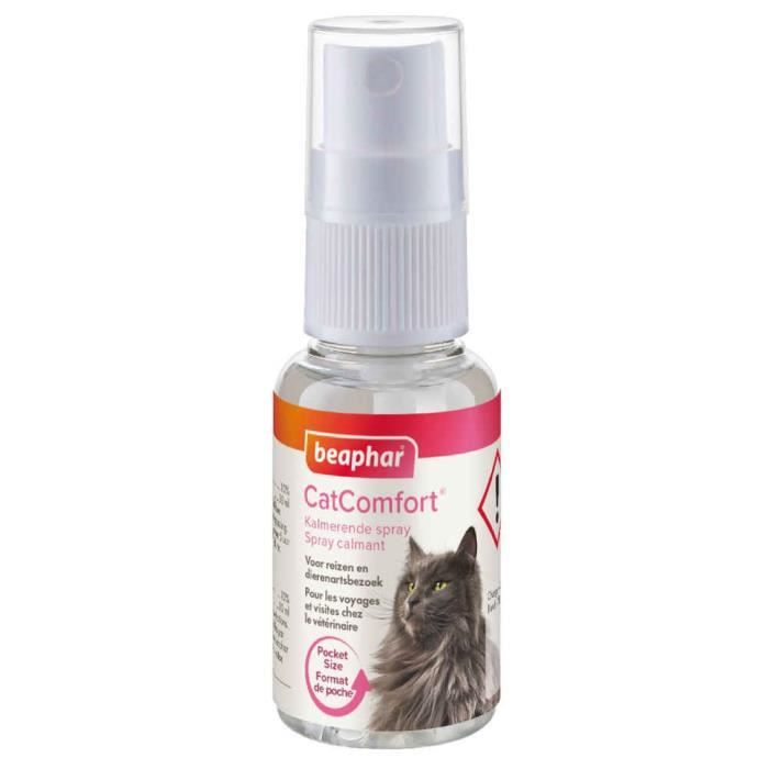 Spray calmant - Beaphar - CatComfort - 60ml - Réduit le stress - Phéromones pour chats