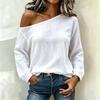 PEYWOW Women's Fashion Spring Autumn Casual Leopard Print Long Sleeve Blouses & Shirts