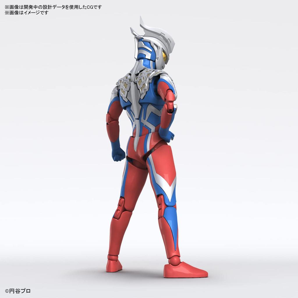 Стандартная пластиковая модель Ultraman Zero с цветовой маркировкой роста