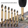Drill Bits HSS Double Headed Auger Drill Bits Metal Bench Drill