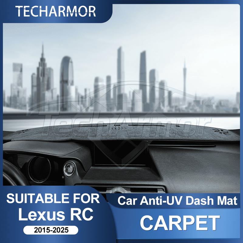 Car Dashboard Cover Pad For Lexus RC 2015-25 Sunshade Protector Anti-UV Dash Mats Non-slip Avoid Pads Auto Interior Accessories
