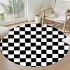 Round Floor Rug Suitable for Entryway Decorate room Playrooms Dining Room Antislip Round Carpet Anime Office Decor Best for Christmas