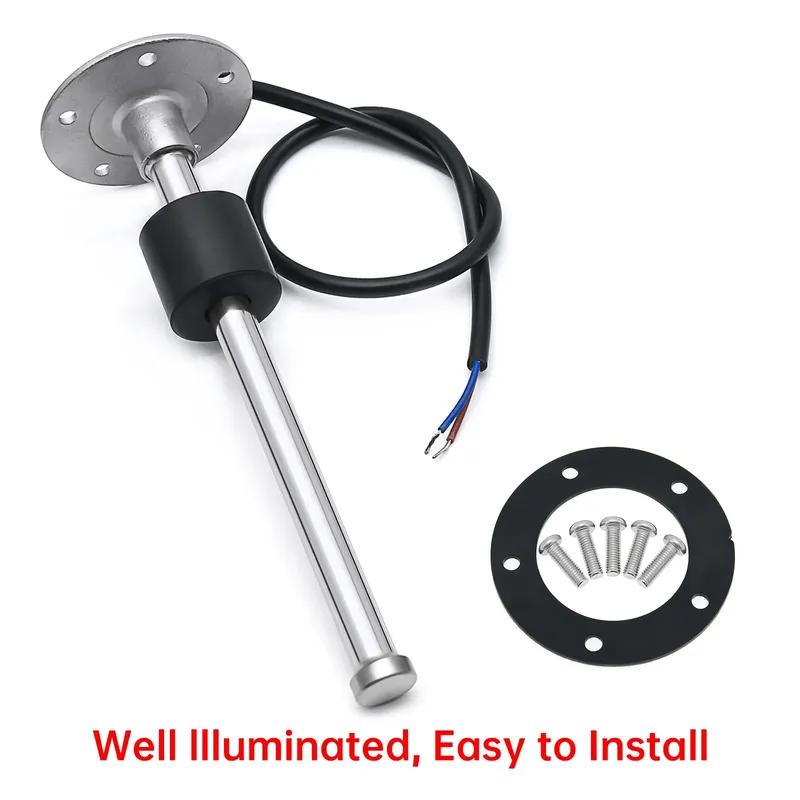 MH Car Fuel Level Sensor 0-190 ohm Stainless Steel A5 Oil Tank Level Meter Sensor 100/200/500mm for Boat Auto Car Marine 12V24V
