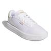 adidas Женские кроссовки на платформе Court Platform Cln 'White Gold Metallic' GZ1689