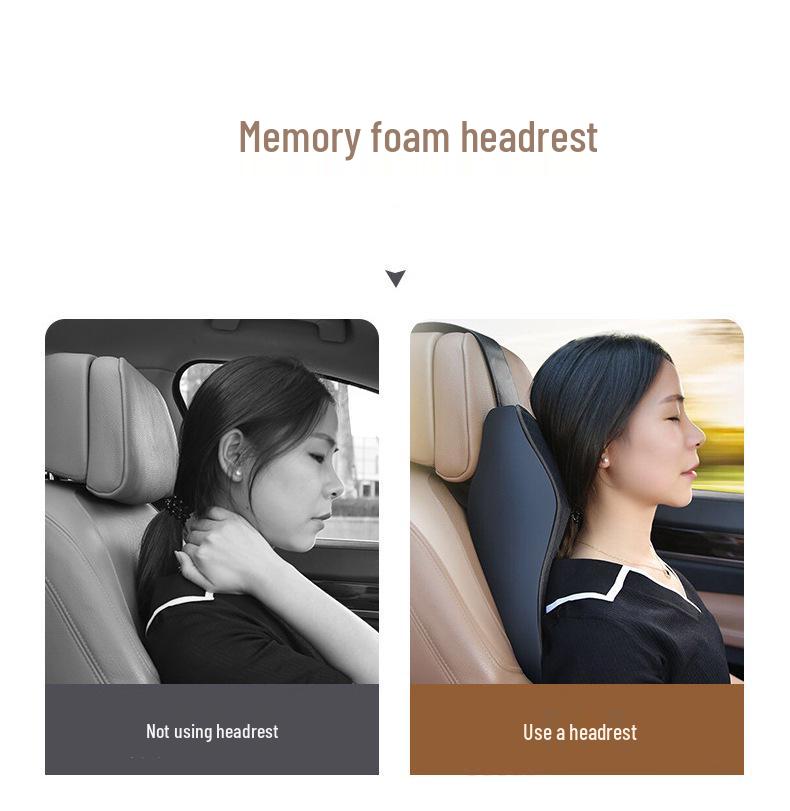 Universal Memory Foam Car Neck and Waist Support Pillow