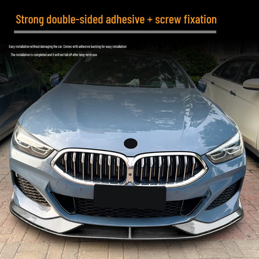 BMW 8 серии (G14/G15/G16, 2019+) Аксессуар-спойлер накладка на передний бампер