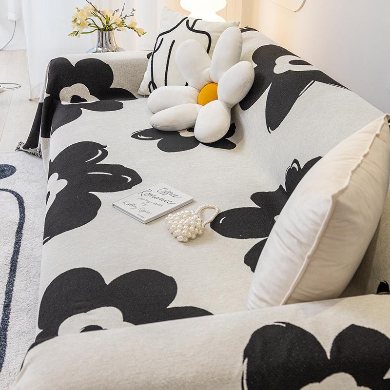 Modern Simple Sofa Cover Towel Four Seasons Universal Sofa Towel Anti-Scratching Sofa Cover Cloth Thickened