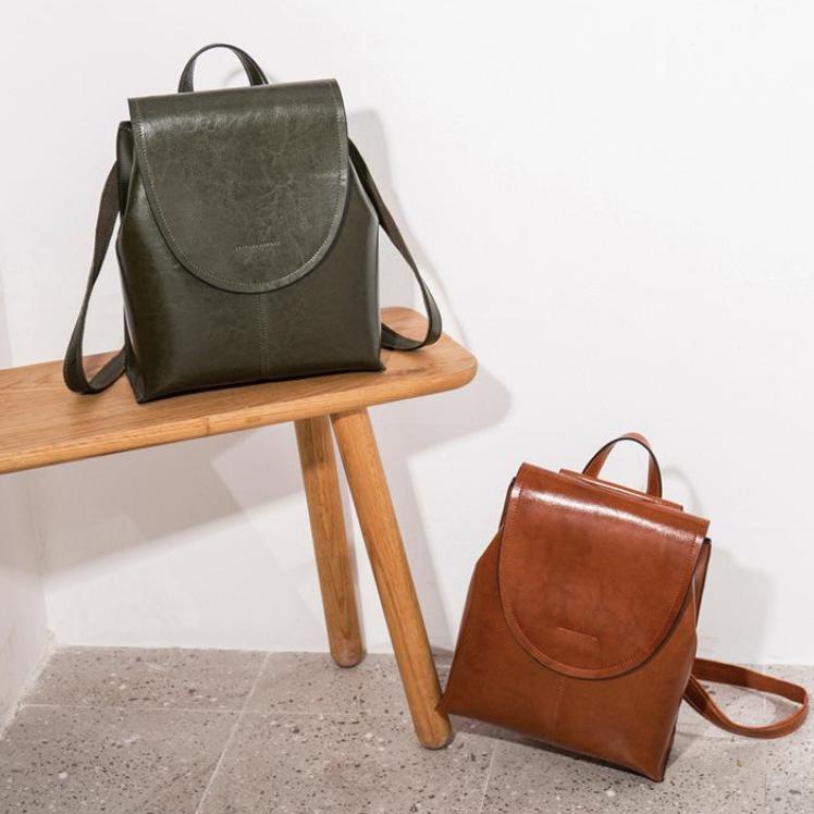 Johnature Модный рюкзак, женская сумка, универсальные сумки из коровьей кожи для отдыха, дорожные сумки, однотонные рюкзаки из воловьей кожи