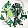 Dacron Mid-Autumn Festival Gift Box Scarf Neckerchief Floral Skinny Scarf  Gift Packed