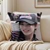 Person KPop CCORTIS KKEONHO Cushion Cover Pillowcase Antidustmite living Room Sofa Decor Cushion Room