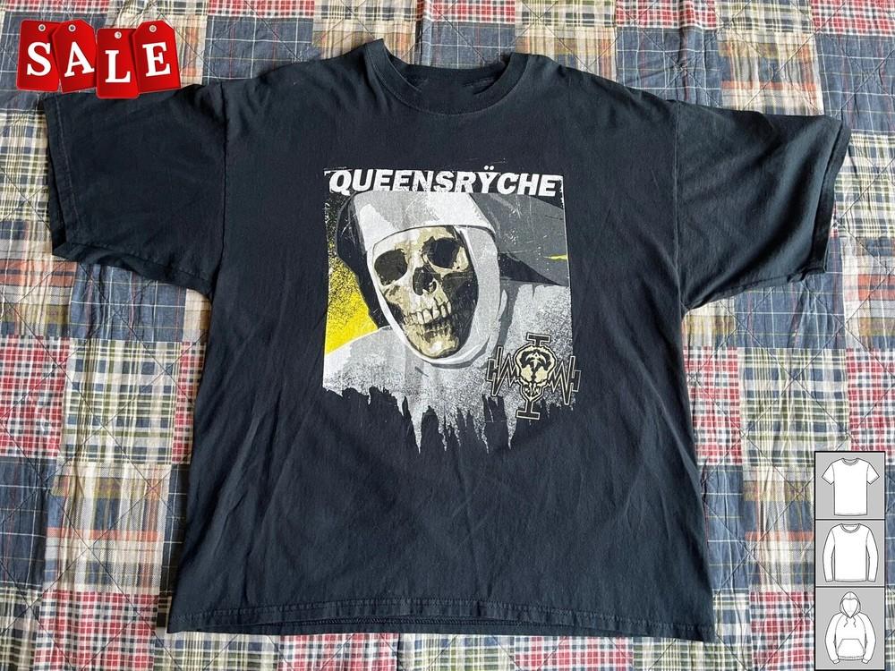Горячая футболка QUEENSRYCHE 2005 Тур Группа Подарок для фанатов Черная S-235XL Футболка TH427 Унисекс Футболка