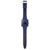 Часы Swatch Square Bioceramic Squarely Blacklight, Синие, SO34N700