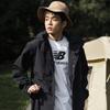 New Balance Куртки Мужские Черные С Капюшоном Умеренные Рабочая Одежда AMJ31304-BK