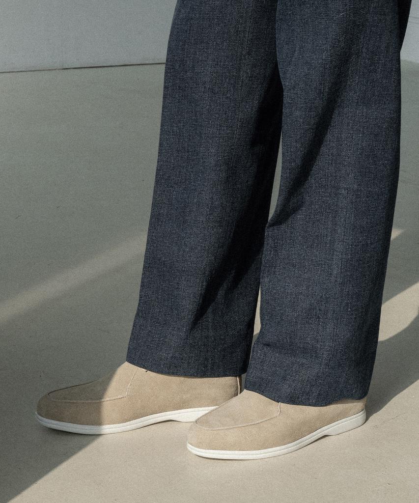 Allclassic Alc4408 Resort Lace-Up Ankle Boots_Ivory Suede