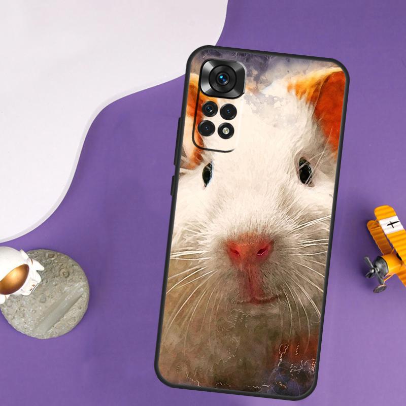 Смешной чехол для морской свинки для Xiaomi Redmi Note 14 13 Pro 12 9 10 11 Pro 10S 11S 12S Redmi 14C 13C 10C 12C