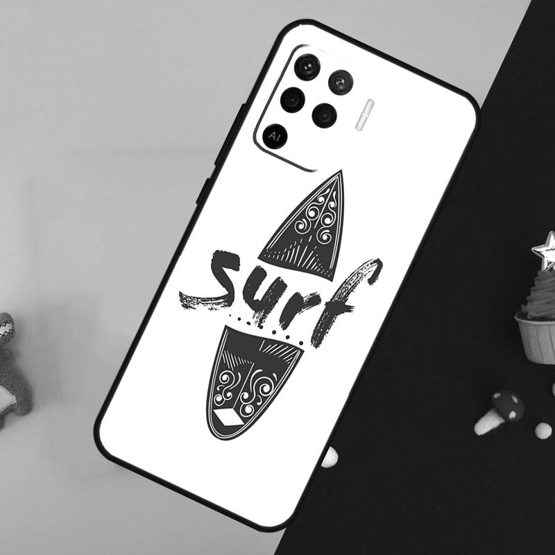 Волна для серфинга для OPPO A57S A53S A54S A98 A78 A58 A79 A15 A17 A77 A16 A76 A96 A52 A72 A5 A9 A94 A74 Чехол