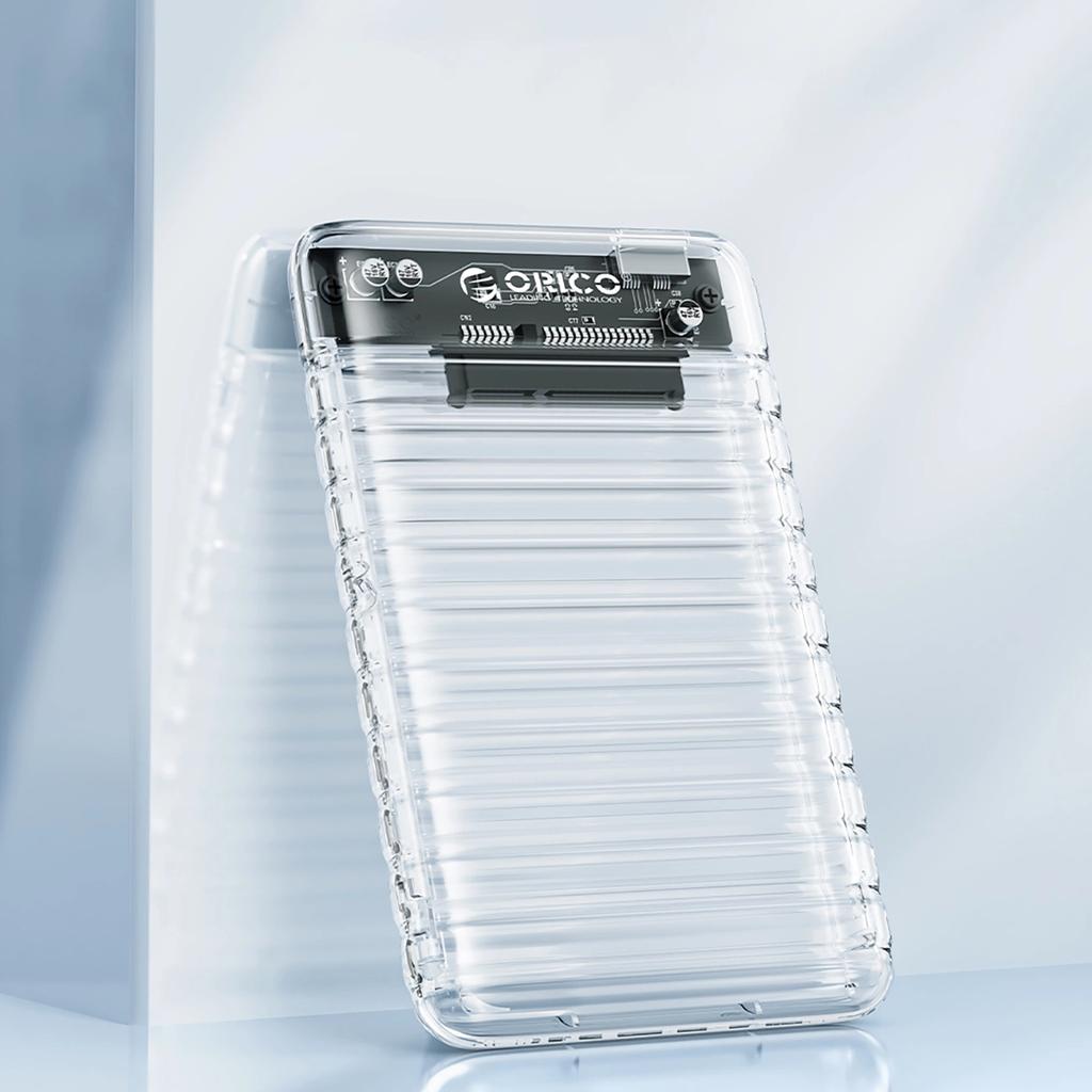 Kieszeń dyskowa Orico 2139U3-V1 2,5 HDD/SSD USB Micro-B 5Gb/s - przezroczysta