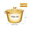 Кастрюля-тушилка Corning Visions Flair Amber Glass 3,8 л