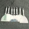 One-Piece Stainless Steel Putty Knife Spackle Tool Putty Scraper Spatula Scraper for Floor Wall Ceramic Tile Grout