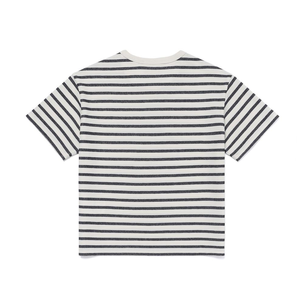 [Snowpeak] Kids Sorona Stripe Short-Sleeve T-Shirt Navy (S26MKFTS84)