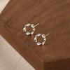 Mobius Ring Earrings for Women with Light Luxury High-end Feel Small and Simple Earrings