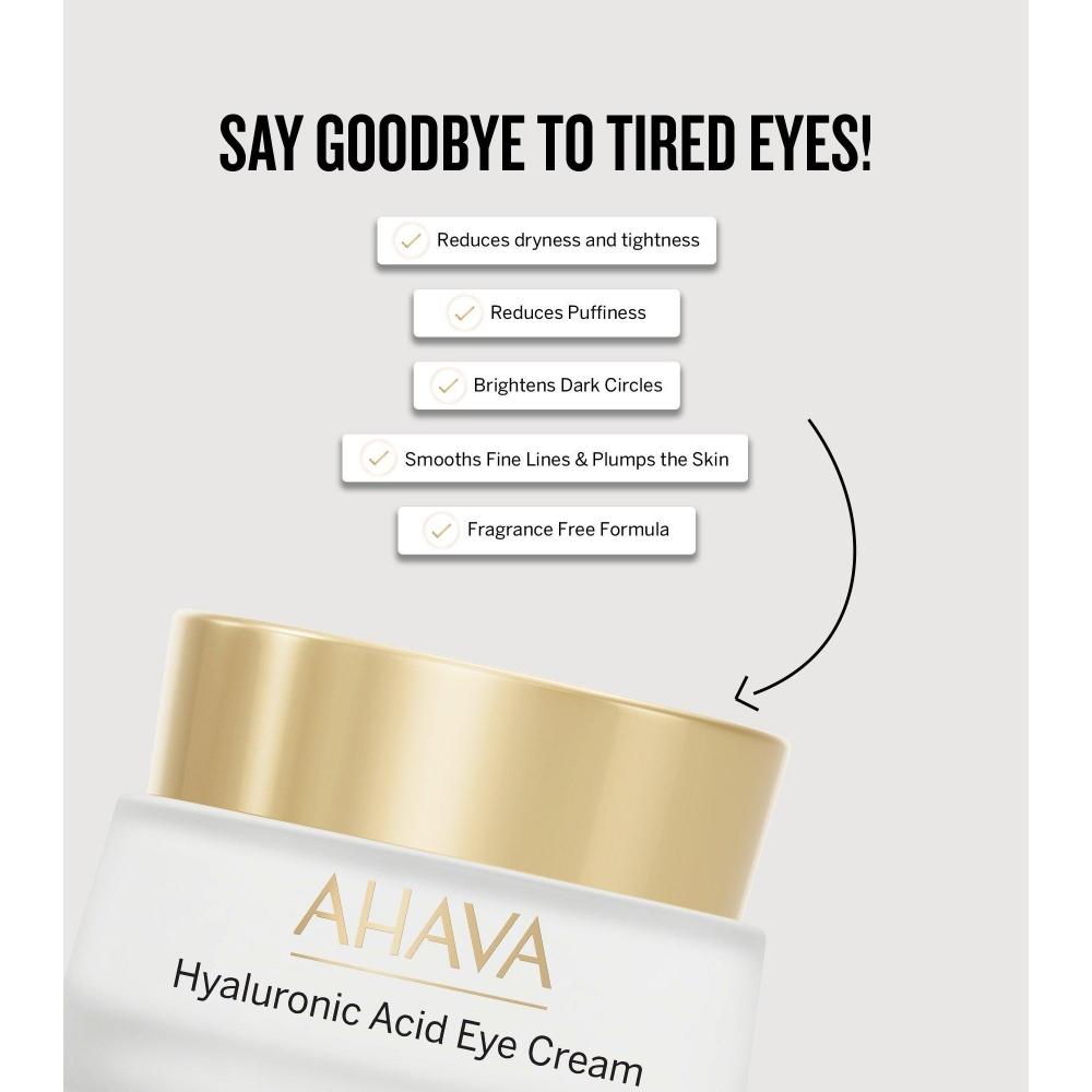 Крем для кожи вокруг глаз Ahava с гиалуроновой кислотой 0,5 унции