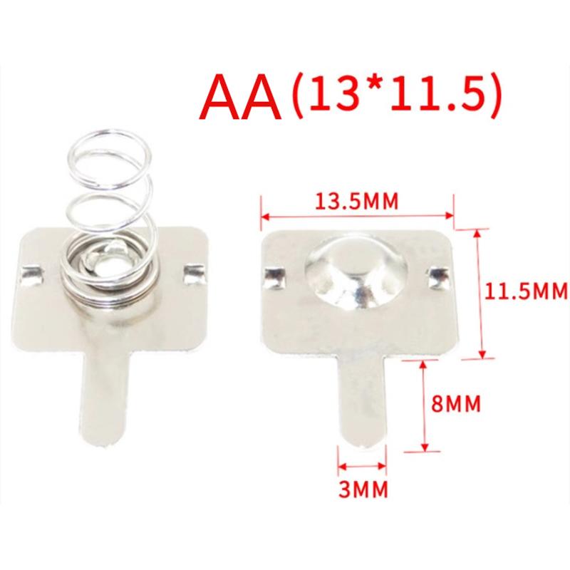 20 шт. DIY игрушечные пульты дистанционного управления аксессуары пружинный лист Aa/Aaa контактный лист батарейный отсек положительные и отрицательные листы