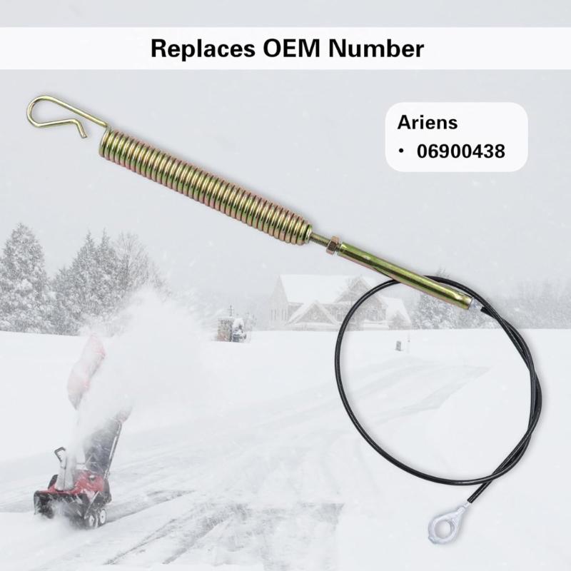 Stainless Steel Conveyor Auger Cable Replacement for 920326 920327 920402 920403 920404 Snow Blower Upper Tractor