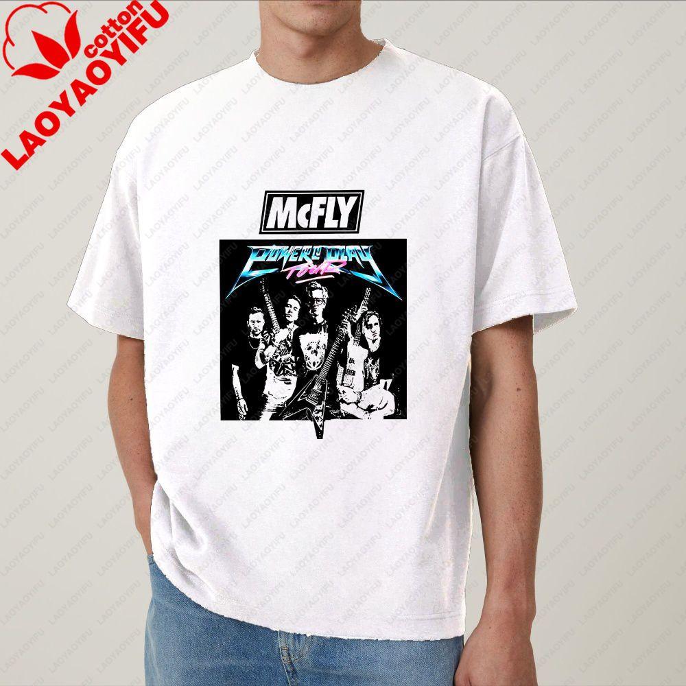McFlys Unique Musical Charm Wild and Masculine Style Classic Cotton Shortsleeved Tshirt Suitable for Both Unisex and WoUnisex