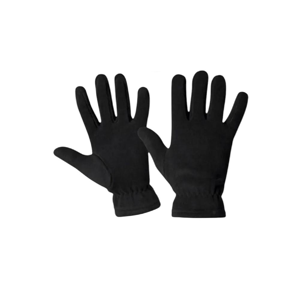 Зимний черный флисовый воротник