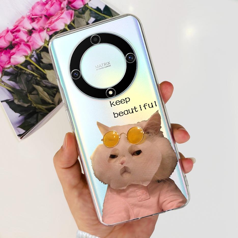 Чехол для Honor X9b Magic6 Lite Популярный Роскошный Расписной Чехол Мягкий Силиконовый Чехол для Телефона Для Honor Magic 6 Lite HonorX9b Fundas Capa