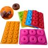Cavity Silicone Donut Molds Baking Pan Bread Pastry Mold DIY Tray Doughnut Dessert Making Cake Tools Baking Accessories