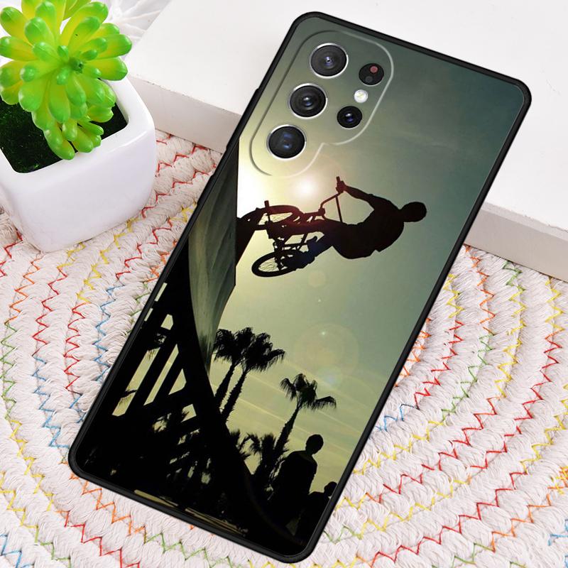 Мягкий чехол для телефона BMX Bike Extreme Sport для Samsung Galaxy note 10 pro S26 Ultra S23 S24 FE S25 S21 S22 PLUS ударопрочный