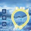Summer Neck Cooling Tube Wearable Neck Cooler Lightweight Reusable Ice Cold Ring Outdoor Heatstroke Prevention Portable Neck Wrap Collar