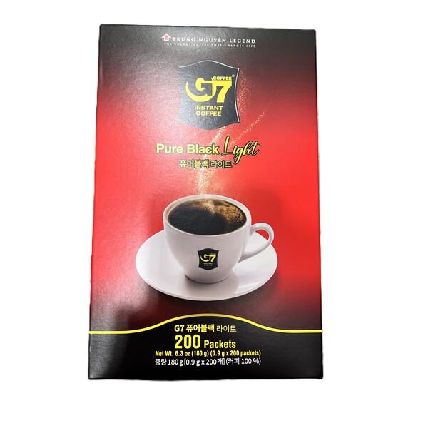 G7 Pure Black Light 0.9g x 200ct