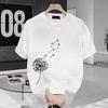 2024 Summer Men's Printed Short-Sleeve T-Shirt - Trendy All-Match Round Neck Top