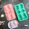 6 Company Astronaut Rocket 760 Silicone Mold Baking Cake Mold Pudding Bread Baking Pan Soap Mold