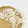 30pcs Cute Butterfly Buttons Glossy Surface Resin Buttons Fashionable Heart Buttons Clothing Coat