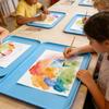 61x40 см Силиконовый коврик для рисования Моющийся арт-пад с бортиками Поднос для поделок своими руками Для заливки смолы, работы с глиной, литья форм