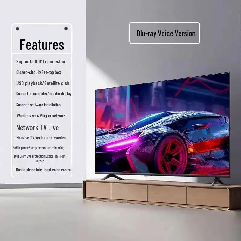 85-дюймовый 8K Ultra HD LCD телевизор с полноэкранным дисплеем и 65-дюймовый настенный взрывозащищенный Smart TV с опцией 55 дюймов для пожилых