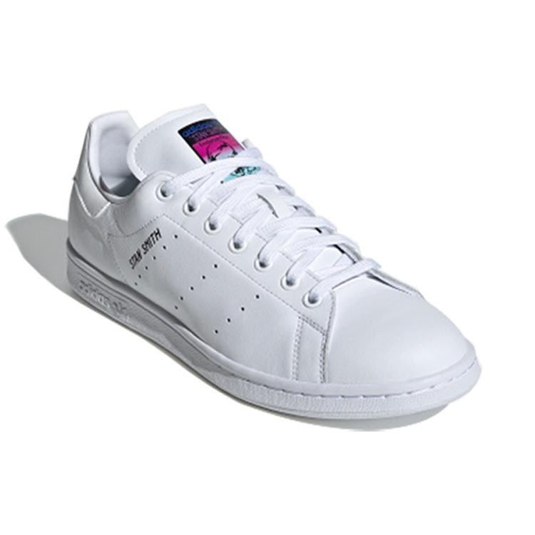 Adidas Originals Stan Smith South Beach Slip Resistant Slip Resistant Low top Skateboard Shoes Unisex White FX3517
