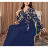 Temperament Colour Blocking Plus Size Women's Temperament Dress
