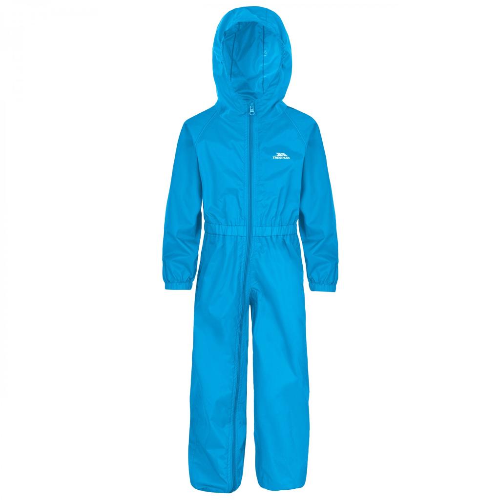 Trespass Childrens/Kids Button Rain Suit